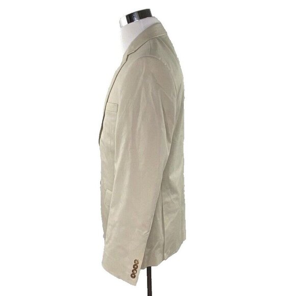 J.Crew Men's $298 Thompson Stretch Suit Jacket Stretch Chino Size 42R BA491 - Picture 7 of 10